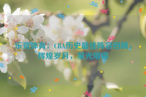 乐竞体育：CBA历史最佳阵容回顾，辉煌岁月，星光熠熠