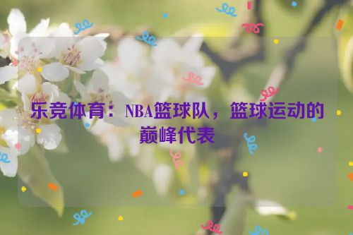 乐竞体育：NBA篮球队，篮球运动的巅峰代表