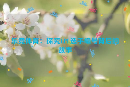 乐竞体育：探究LPL选手编号背后的故事