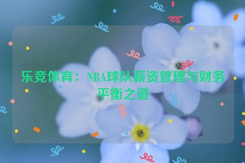 乐竞体育：NBA球队薪资管理与财务平衡之道