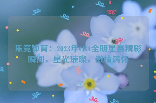 乐竞体育：2023年CBA全明星赛精彩瞬间，星光璀璨，激情满怀